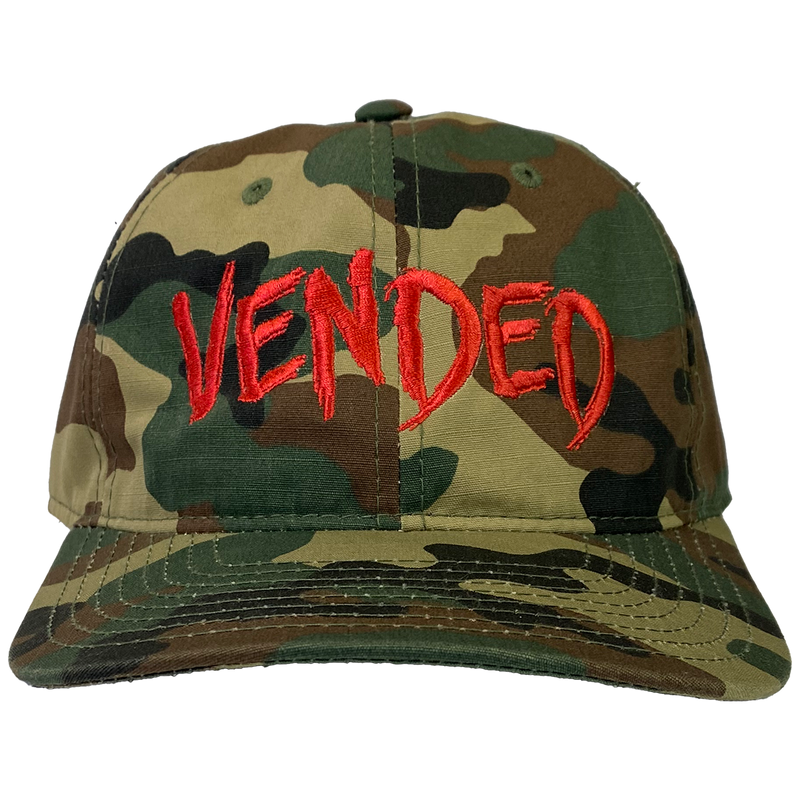 Vended "Text Logo" Dad Hat in Camo