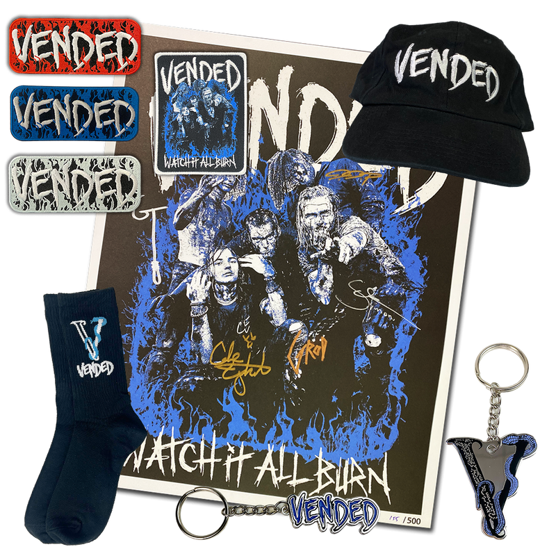 Vended "Watch It All Burn" AUTOGRAPHED bundle