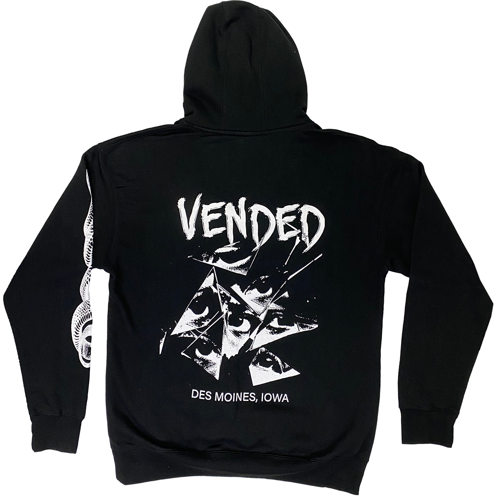Vended "Ripped & Shattered Eyes" Pullover Hoodie